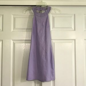 Tobi High Neck Open Back Mini Dress M